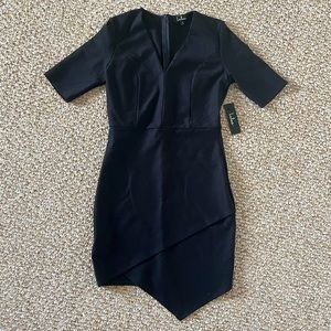 Lulu’s Black Asymmetrical Dress